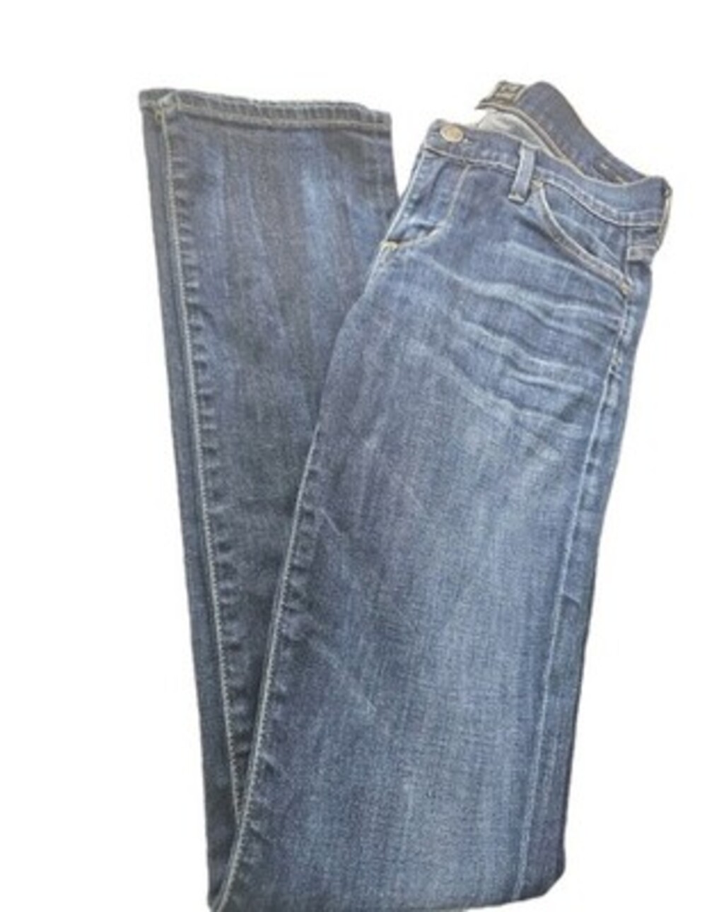 Citizens of Humanity Womens Low Rise Straight Leg Blue Jeans Size 27